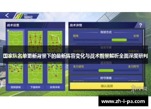 国家队名单更新背景下的最新阵容变化与战术前景解析全面深度研判 国家队名单更新背景下的最新阵容变化与战术前景解析全面深度研判